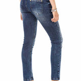 WD471 Damen Slim-Fit-Jeans im klassischen 5-Pocket-Design
