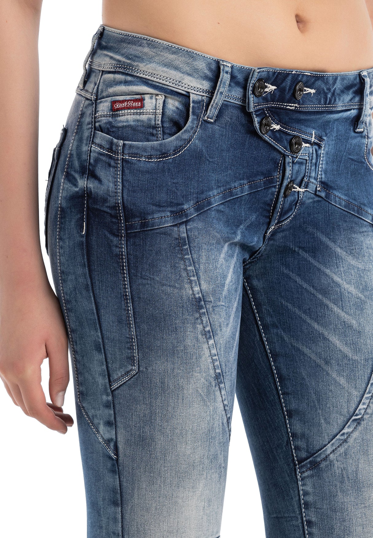 WD502 Jeans de Mujer Straight-fit