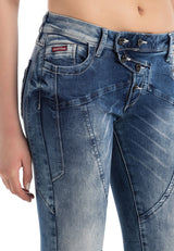 WD502 Jeans de Mujer Straight-fit