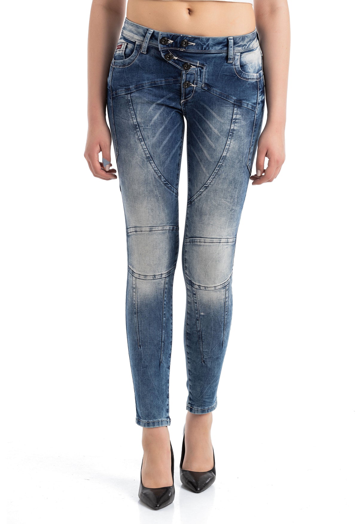 WD502 Jeans de Mujer Straight-fit