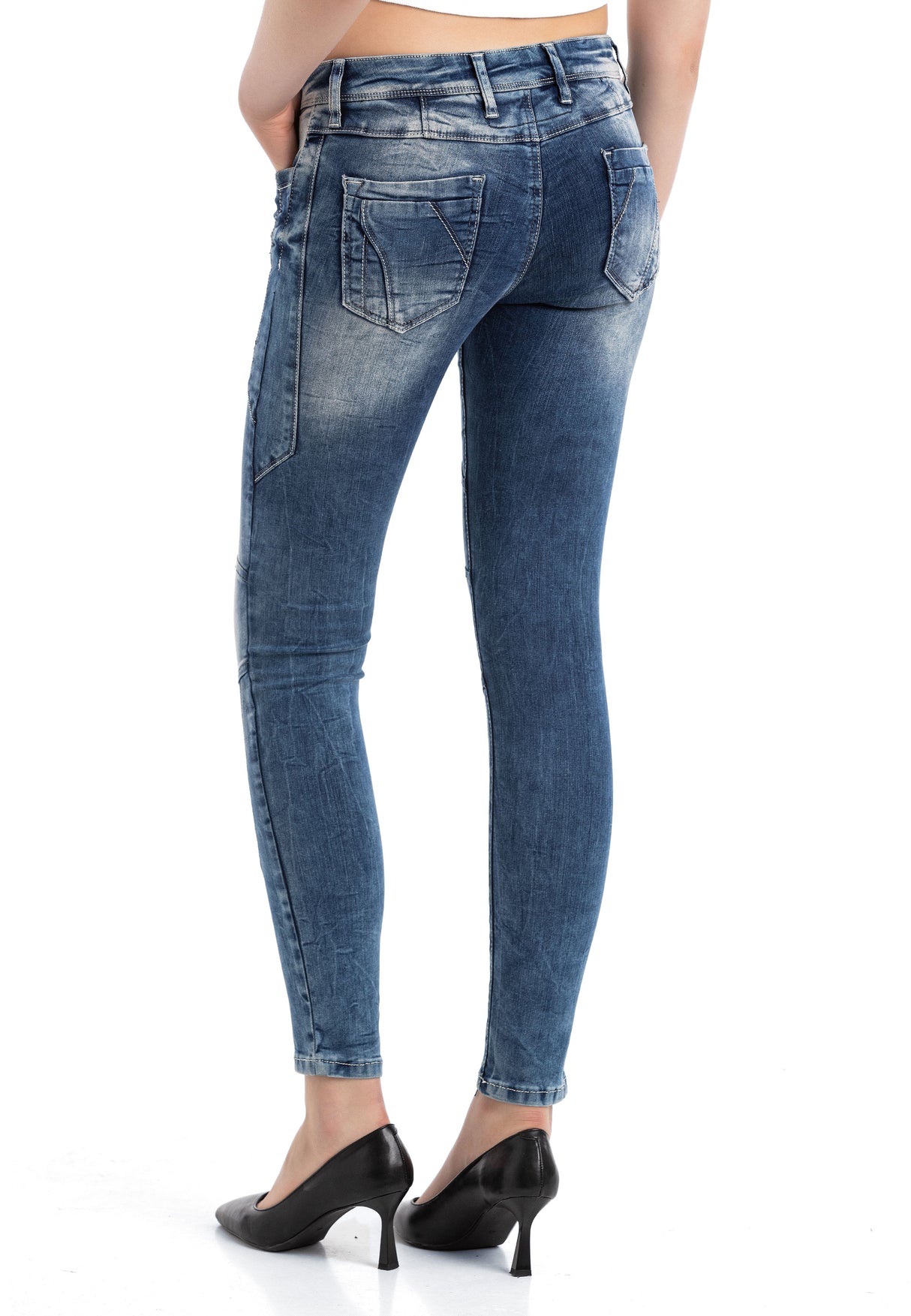 WD502 Jeans de Mujer Straight-fit
