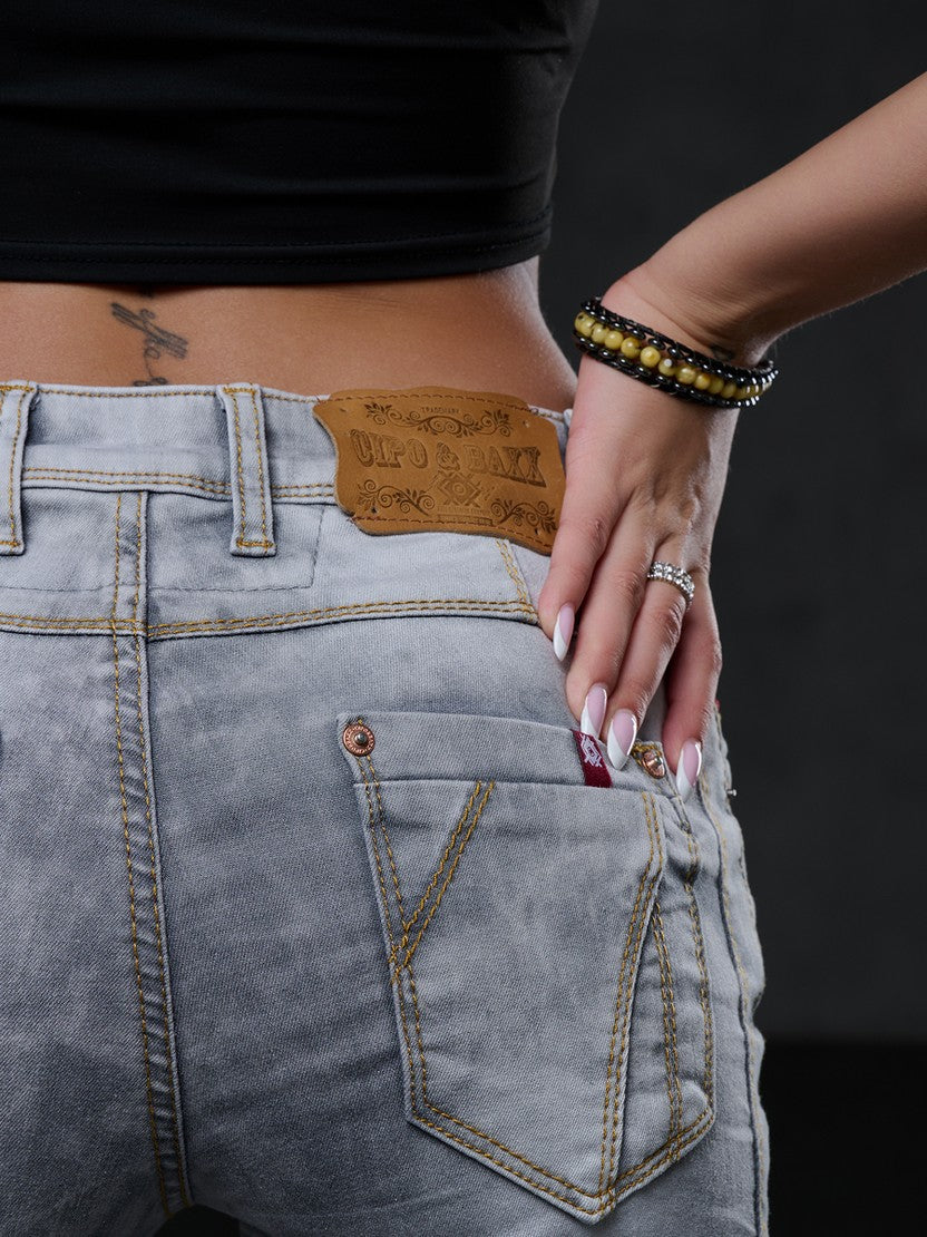 WD502 Jeans de Mujer Straight-fit