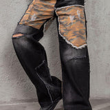 WD527 Jeans pour femmes au look punk
