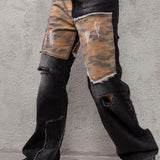 WD527 Jeans pour femmes au look punk
