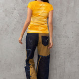 WD527 Jeans pour femmes au look punk