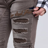 WD529 Ripped Dames Jeans met trendy Look