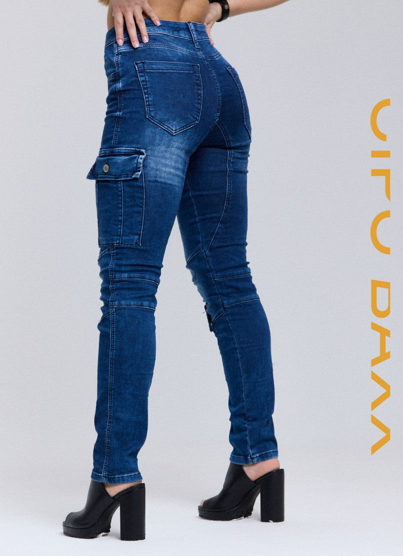 WD531 Pantalón cargo de mujer