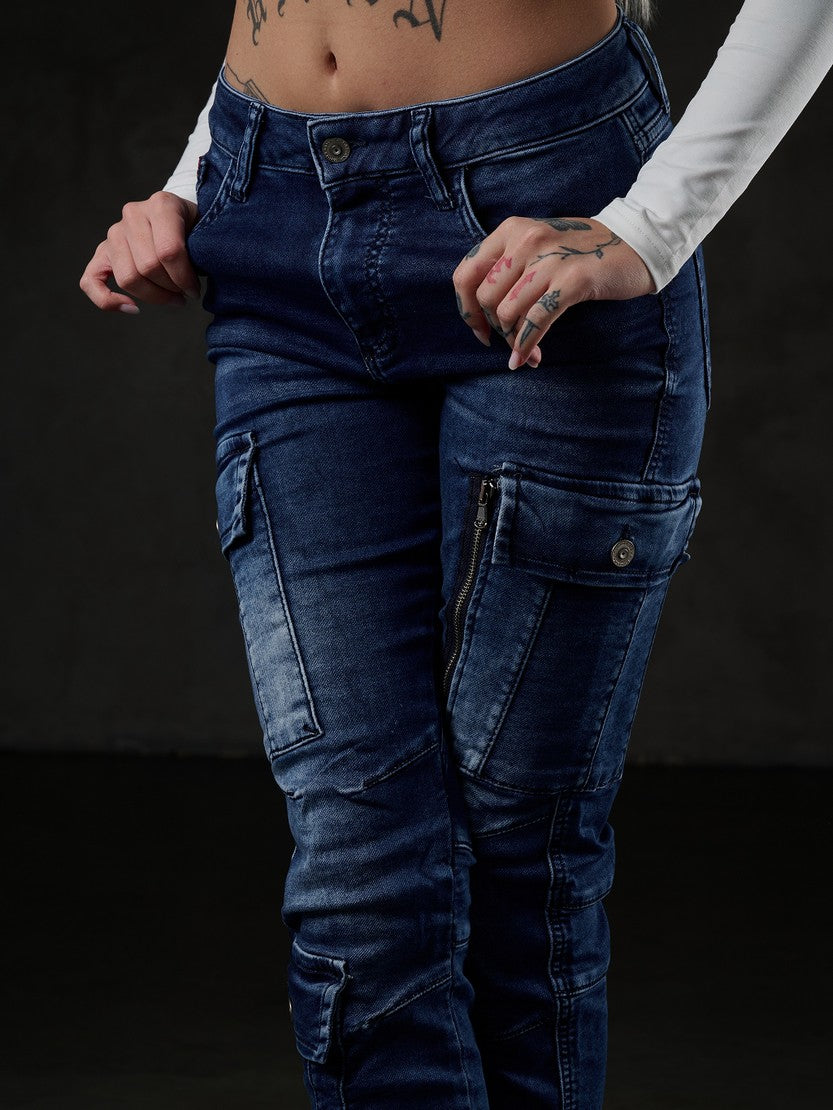 WD531 Pantalón cargo de mujer