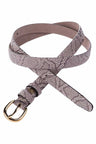 WG113 Cinturón de mujer con piel de serpiente