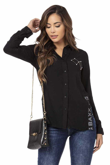 WH108 Women's shirt with cool decorative details