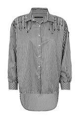 WH122 Camisa de mujer a rayas