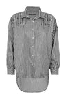 WH122 Camisa de mujer a rayas