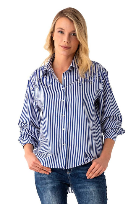 WH122 women's shirt striped