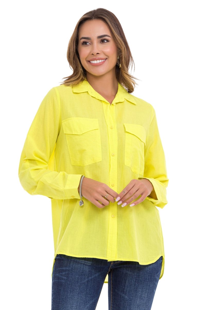WH123 Camisa para mujeres con estilo cómodamente cortado