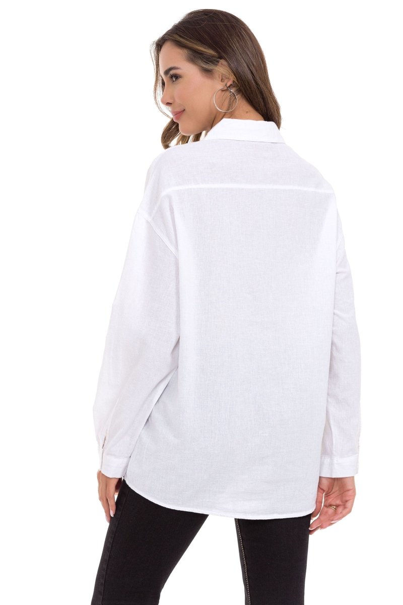 WH125 dameshemd met comfortabel gesneden stijl