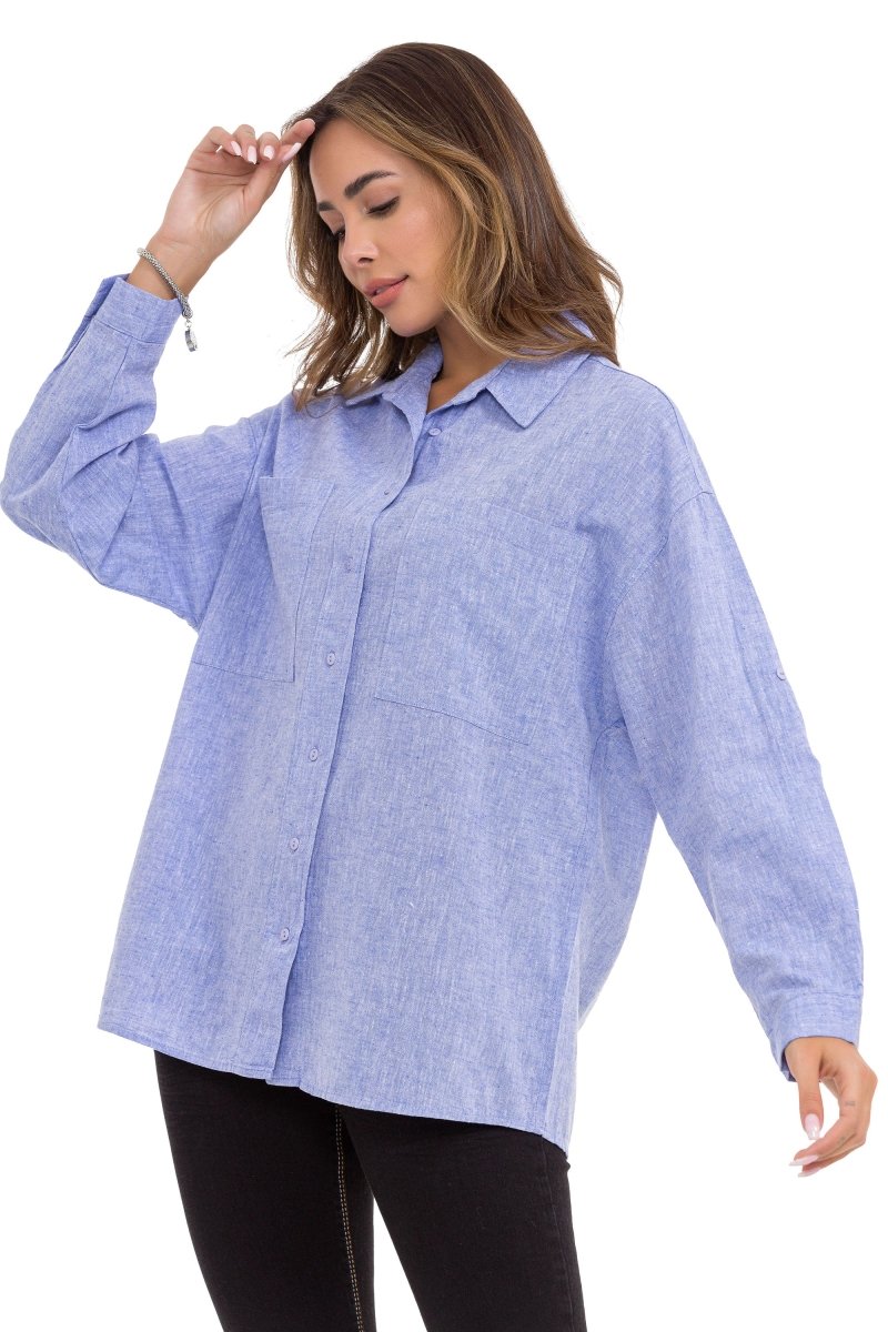 WH125 dameshemd met comfortabel gesneden stijl