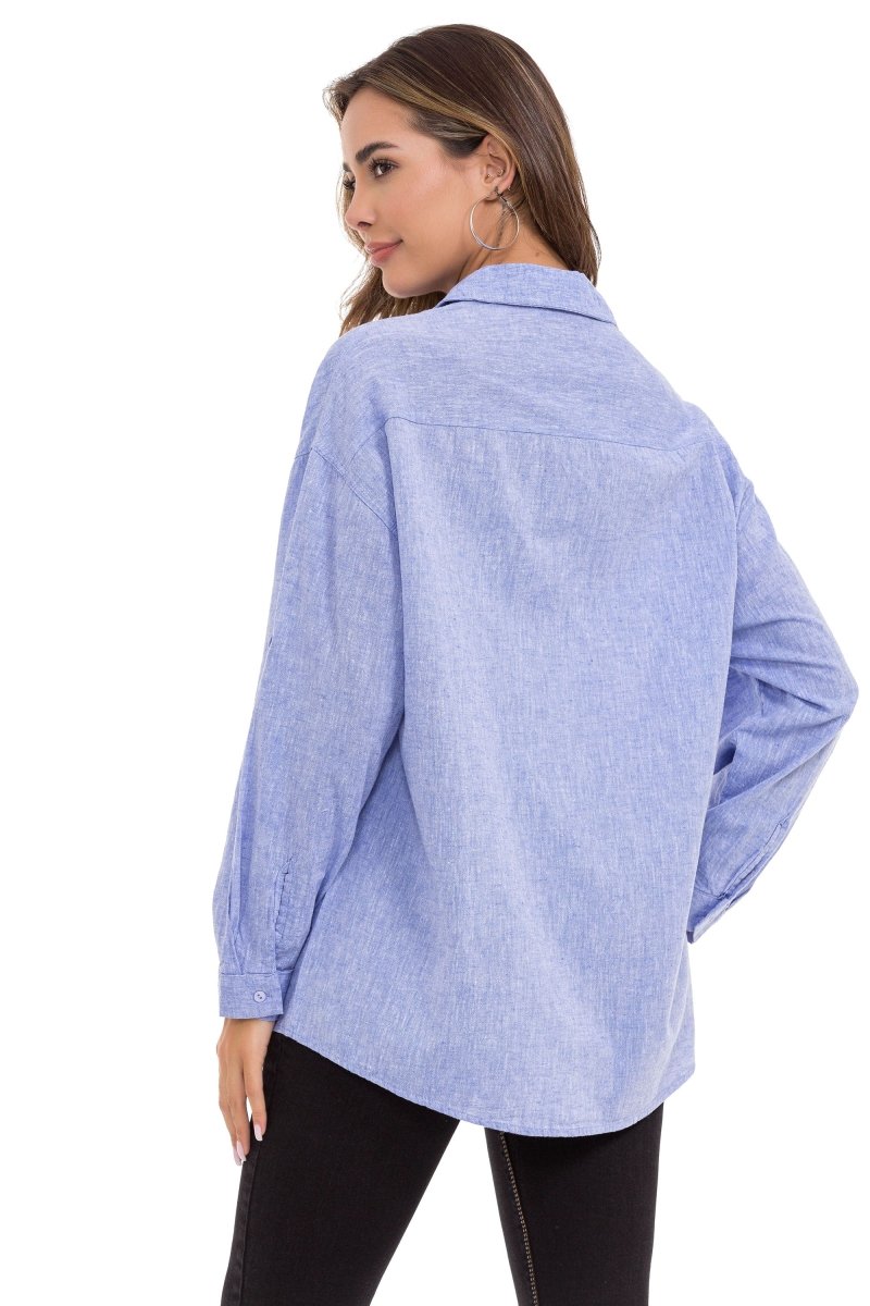 WH125 dameshemd met comfortabel gesneden stijl