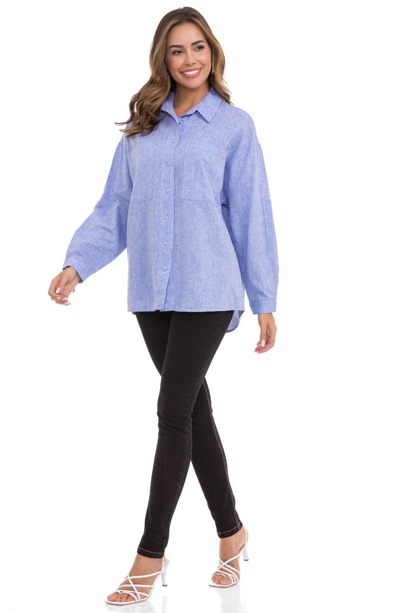 WH125 dameshemd met comfortabel gesneden stijl