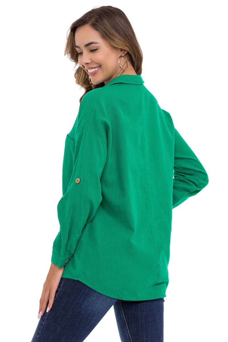 WH132 Chemise pour femmes avec couture de contraste