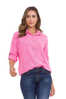 WH132 Chemise pour femmes avec couture de contraste