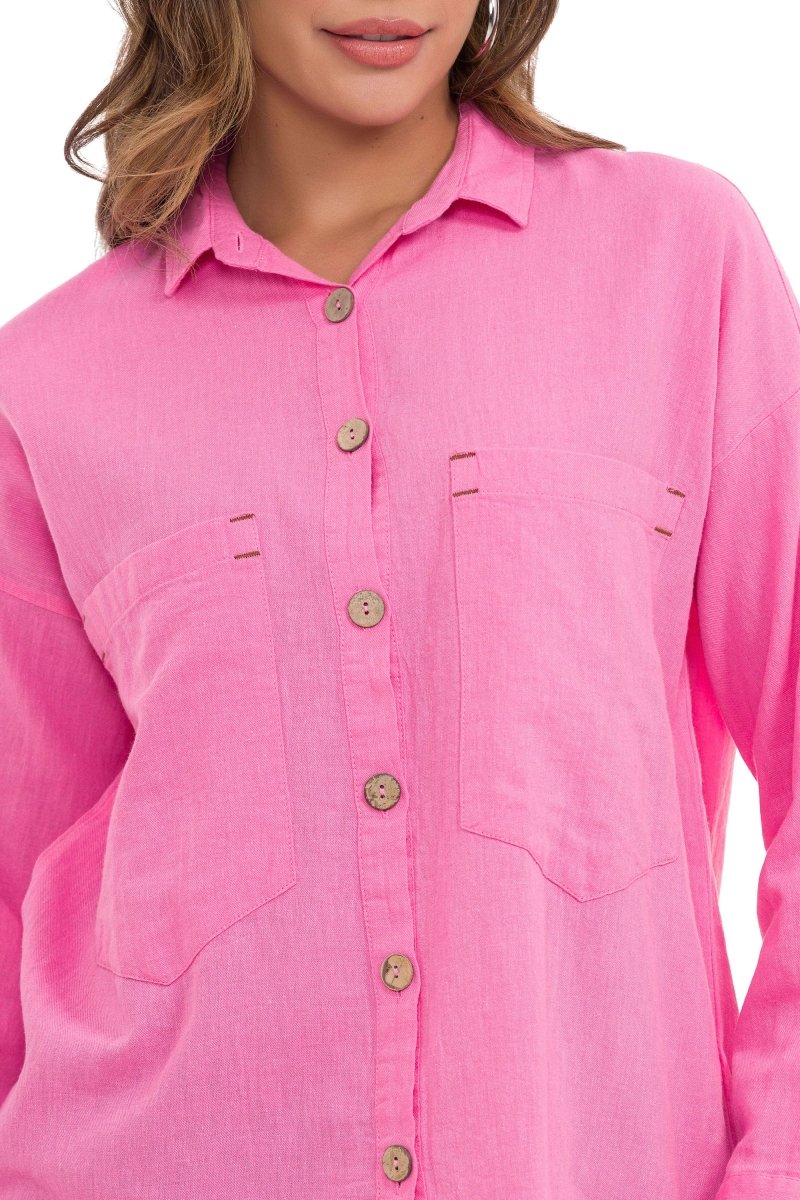 WH132 Chemise pour femmes avec couture de contraste