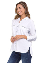 WH133 Chemise pour femmes avec détails