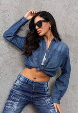 WD134 Camisa tejana para Mujer