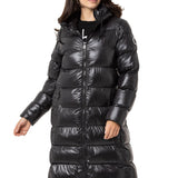 WM137 Abrigo largo acolchado para mujer