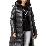 WM137 Abrigo largo acolchado para mujer