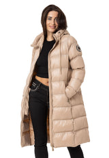 WM137 Damen Winter Steppmantel im Eleganten Design