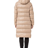 WM137 Abrigo largo acolchado para mujer