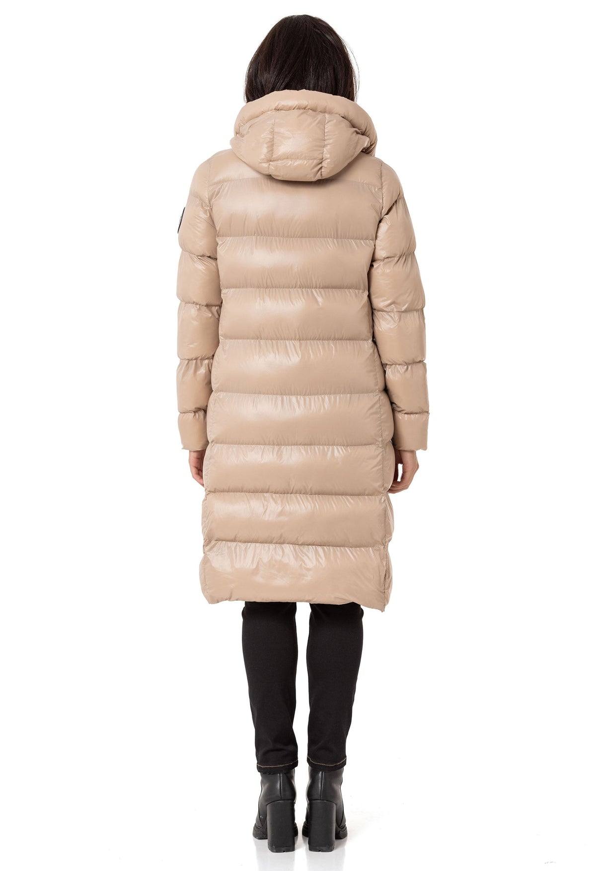 WM137 Damen Winter Steppmantel im Eleganten Design
