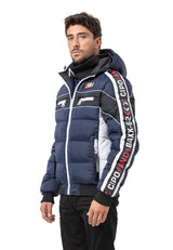 CM226 Men's winter jacket with double zipper – functional, stylish & weatherproof