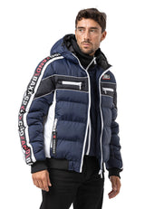 CM226 Men's winter jacket with double zipper – functional, stylish & weatherproof
