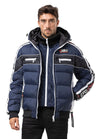 CM226 Men's winter jacket with double zipper – functional, stylish & weatherproof