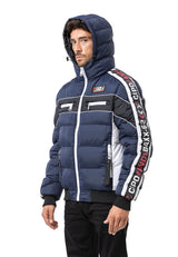 CM226 Men's winter jacket with double zipper – functional, stylish & weatherproof