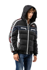 CM226 Men's winter jacket with double zipper – functional, stylish & weatherproof