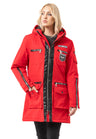 WM144 Women's winter jacket with zipper details