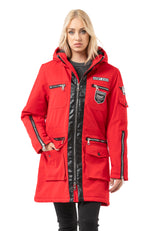 WM144 Women's winter jacket with zipper details