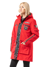 WM144 Women's winter jacket with zipper details