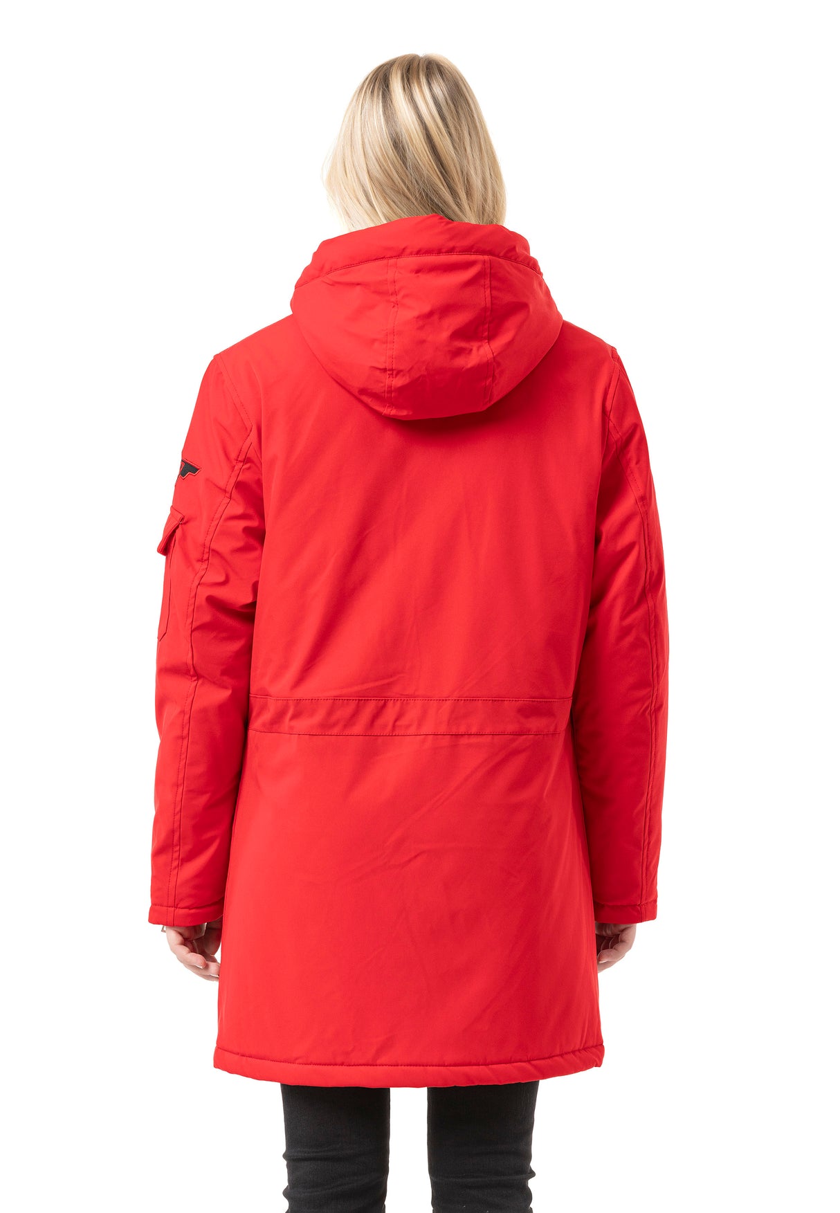 WM144 Women's winter jacket with zipper details