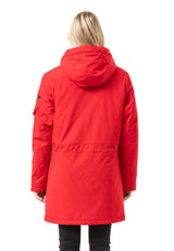 WM144 Women's winter jacket with zipper details