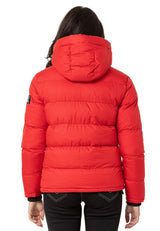 WM138 women's winter jacket with a stand -up collar