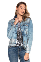 WJ174 Chaqueta tejana para mujeres