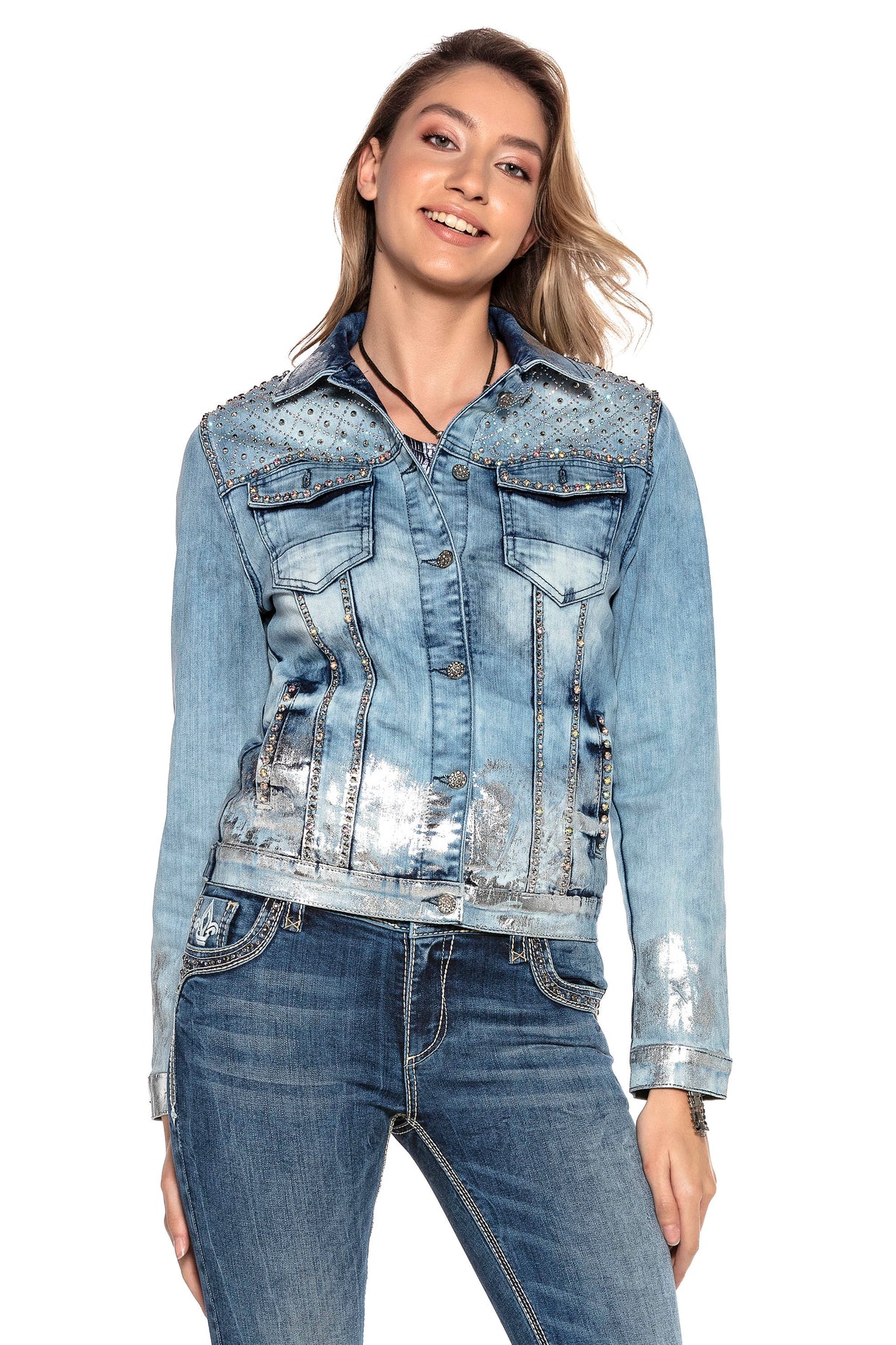 WJ174 Chaqueta tejana para mujeres