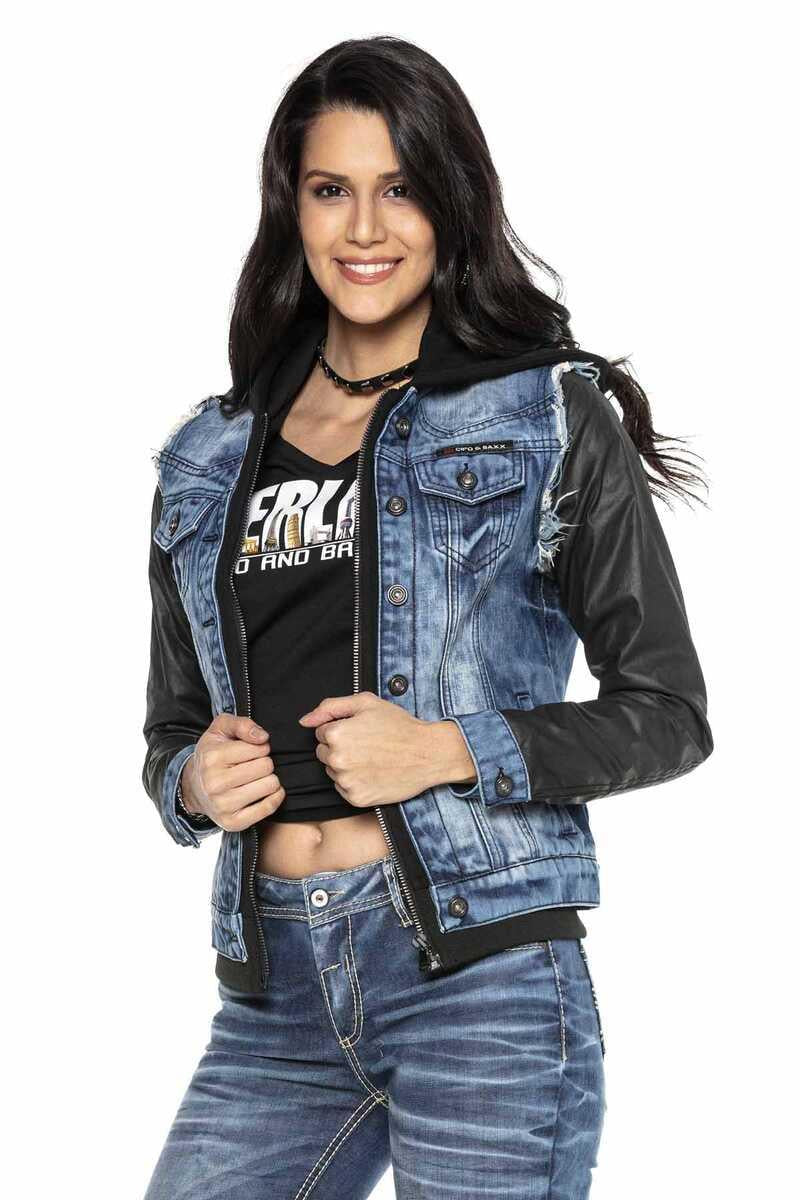 WJ184 Chaqueta Vaquera 2 en 1 para mujer