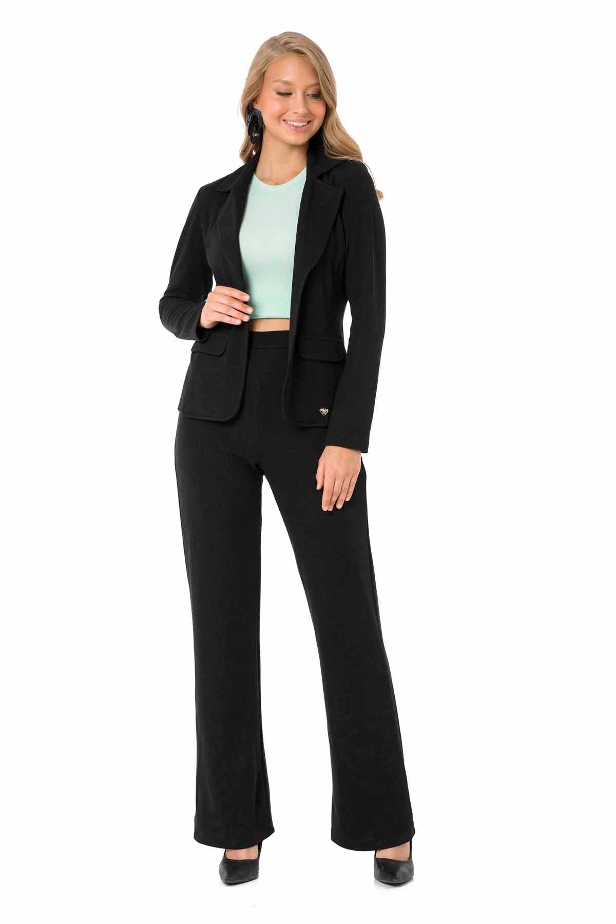 WJ204 women's jacket blazer in an extravagant look