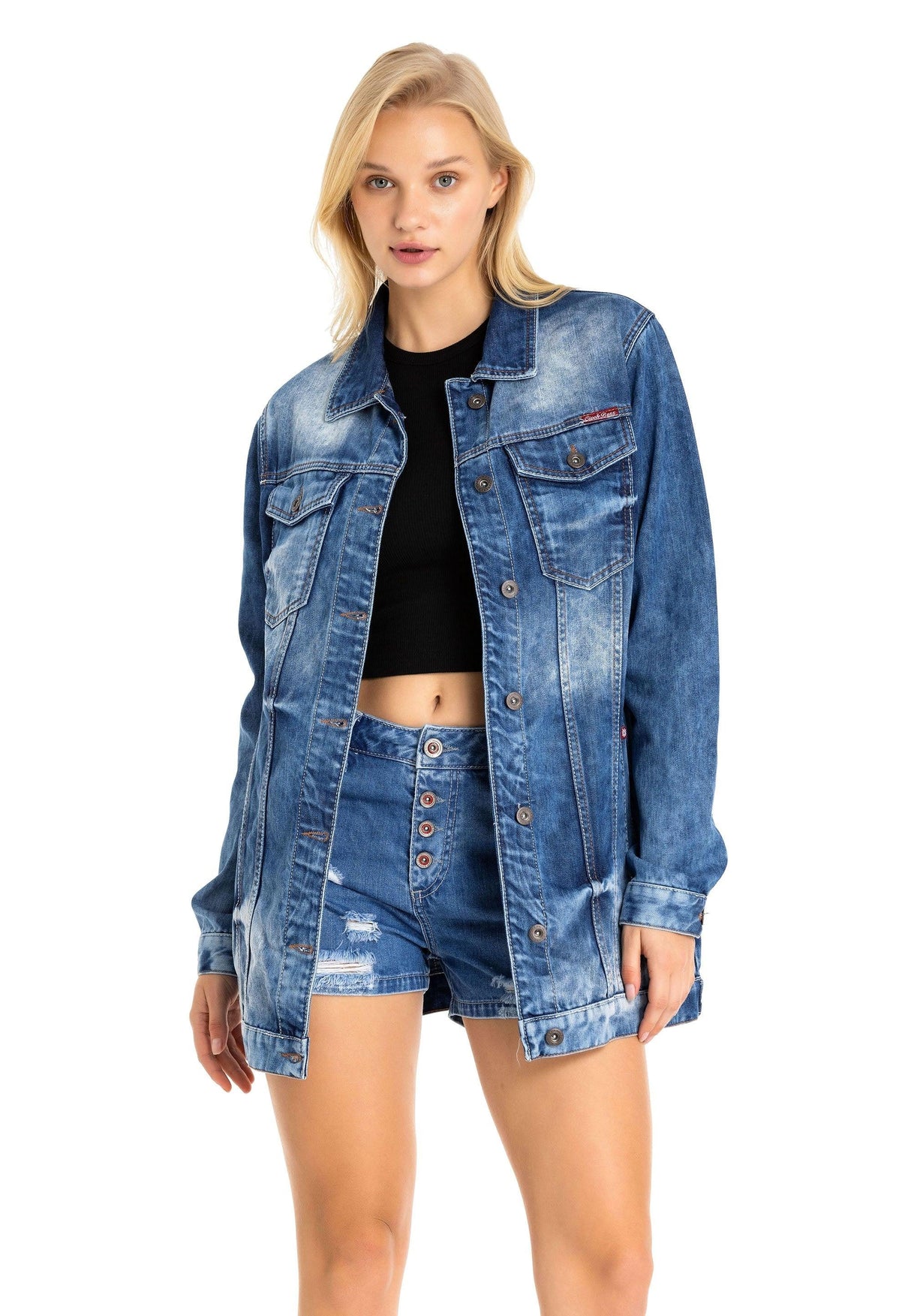 WJ211 Chaqueta de jeans para mujer en diferentes colores