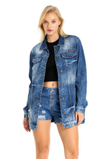 WJ211 Chaqueta de jeans para mujer en diferentes colores