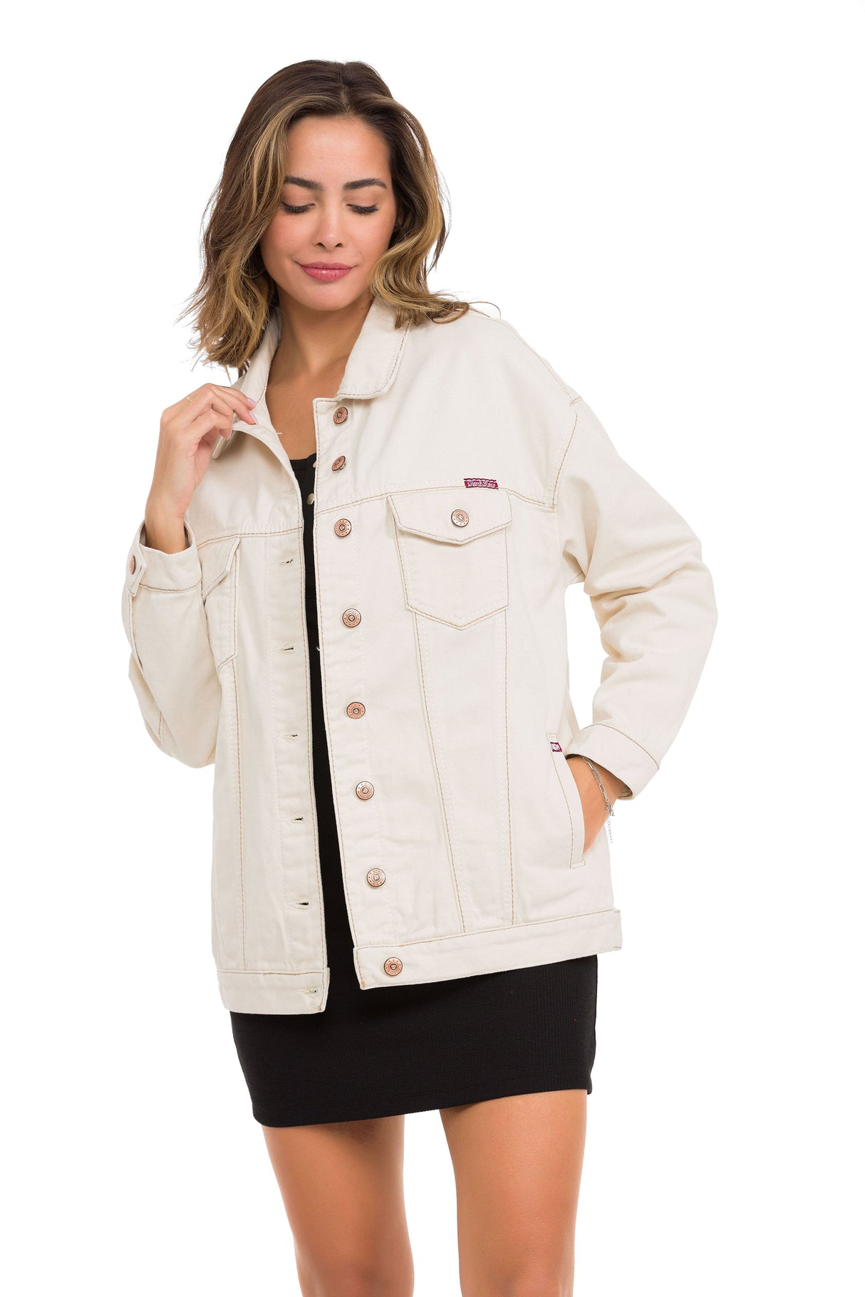 WJ211 Chaqueta de jeans para mujer en diferentes colores